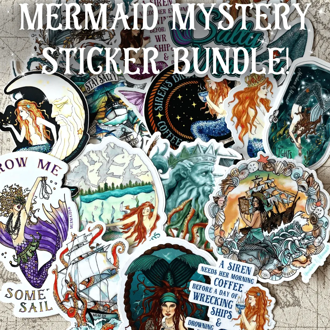 11 Mermaid Mystery Sticker Bundle