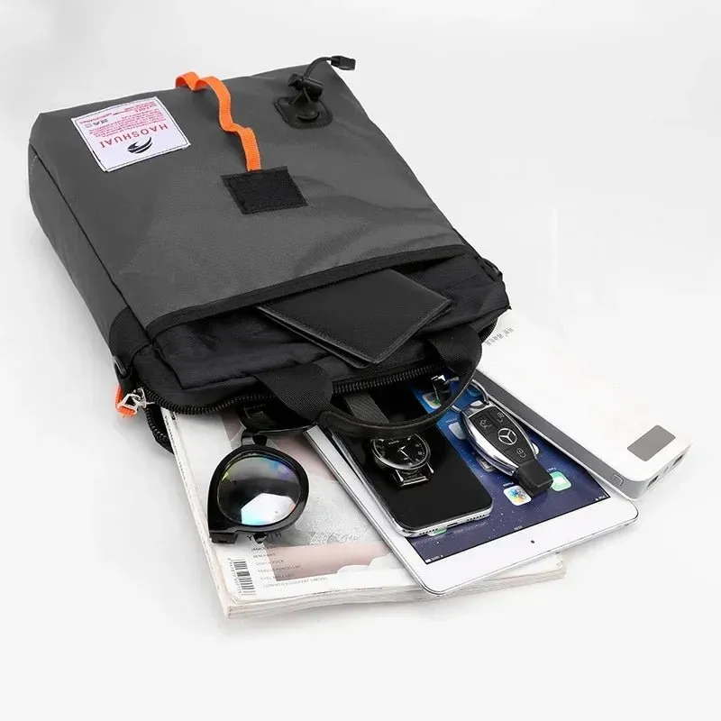 2025 New Shoulder Messenger Bag Casual Men's Bag Portable Briefcase Nylon Waterproof Outdoor Bag Man Messenger Bags Handbags