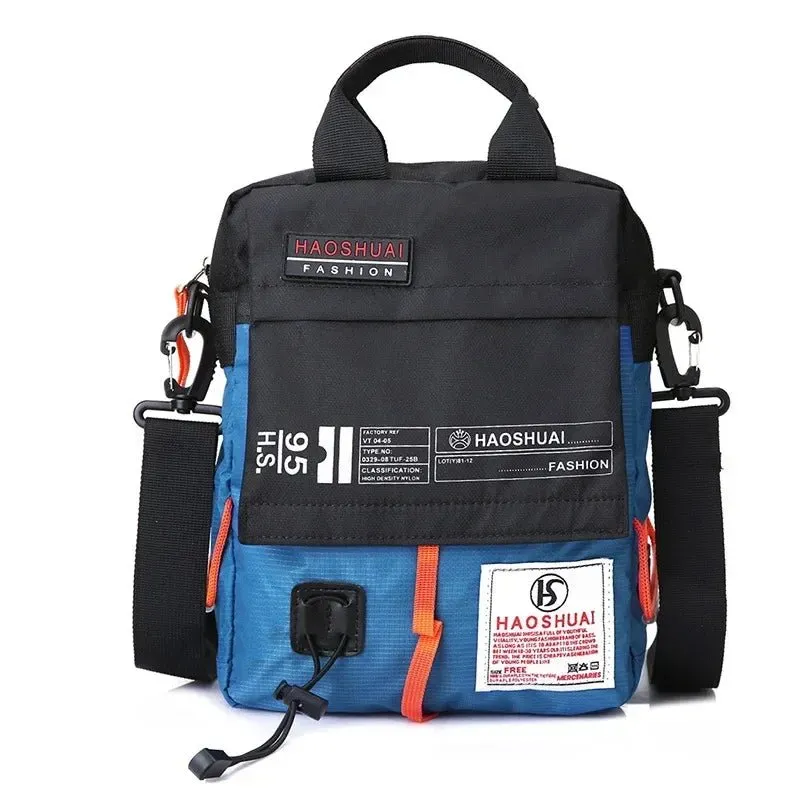 2025 New Shoulder Messenger Bag Casual Men's Bag Portable Briefcase Nylon Waterproof Outdoor Bag Man Messenger Bags Handbags