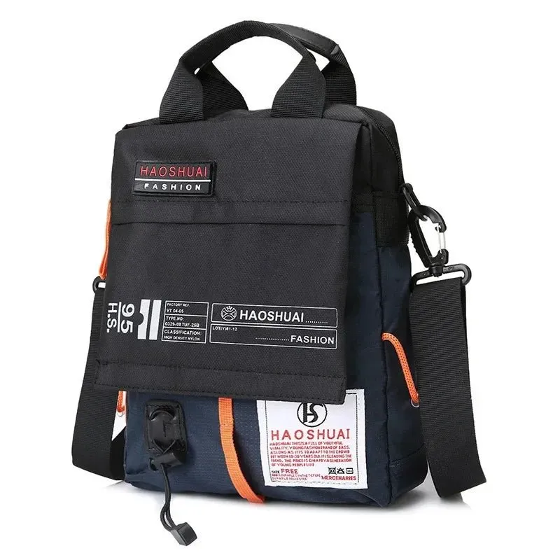 2025 New Shoulder Messenger Bag Casual Men's Bag Portable Briefcase Nylon Waterproof Outdoor Bag Man Messenger Bags Handbags