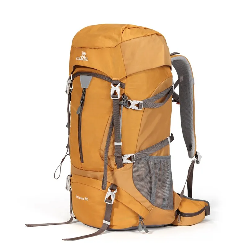 50L waterproof backpack mountaineering bag men's wear-resistant travel hiking camping backpack