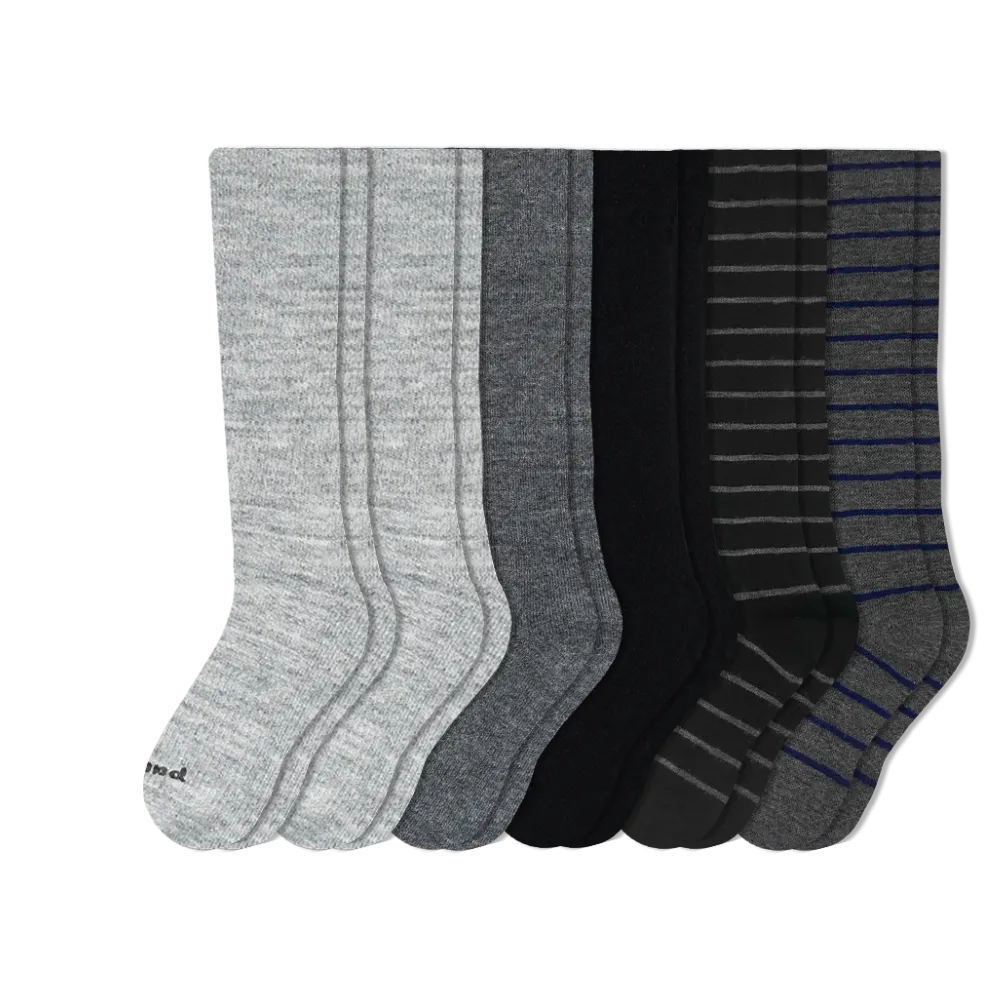6 Pack - Men's Compression Socks
