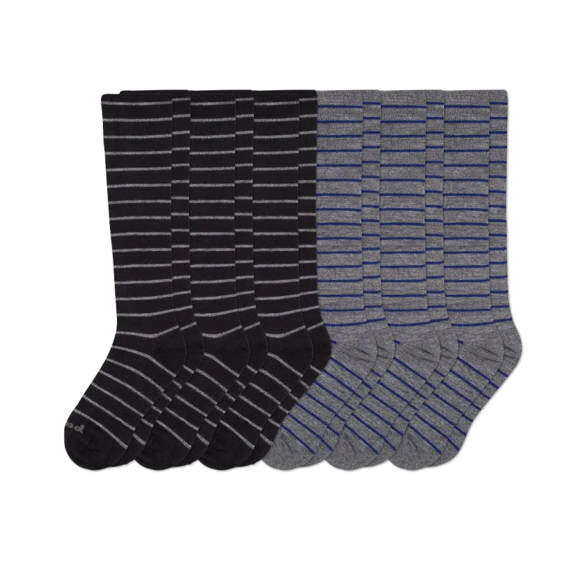 6 Pack - Men's Compression Socks