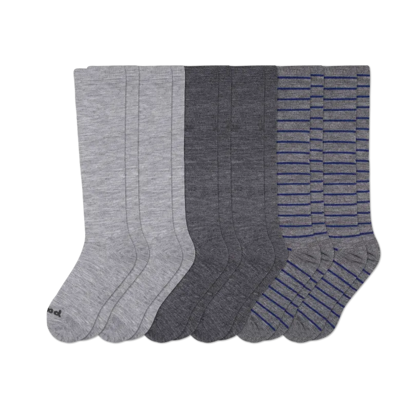 6 Pack - Men's Compression Socks