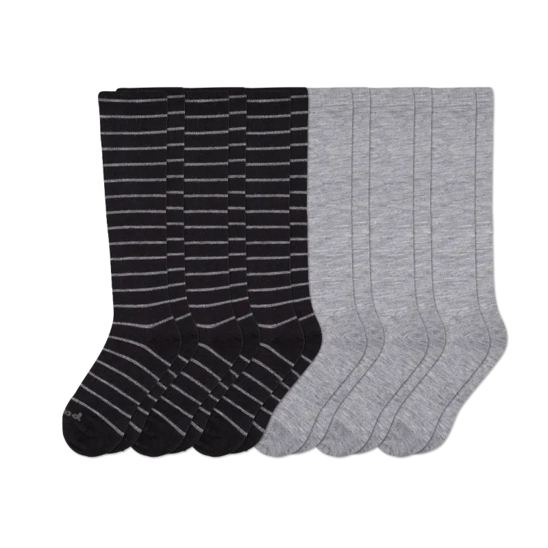 6 Pack - Men's Compression Socks