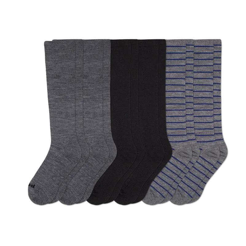 6 Pack - Men's Compression Socks