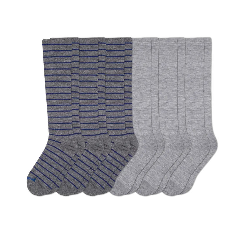 6 Pack - Men's Compression Socks