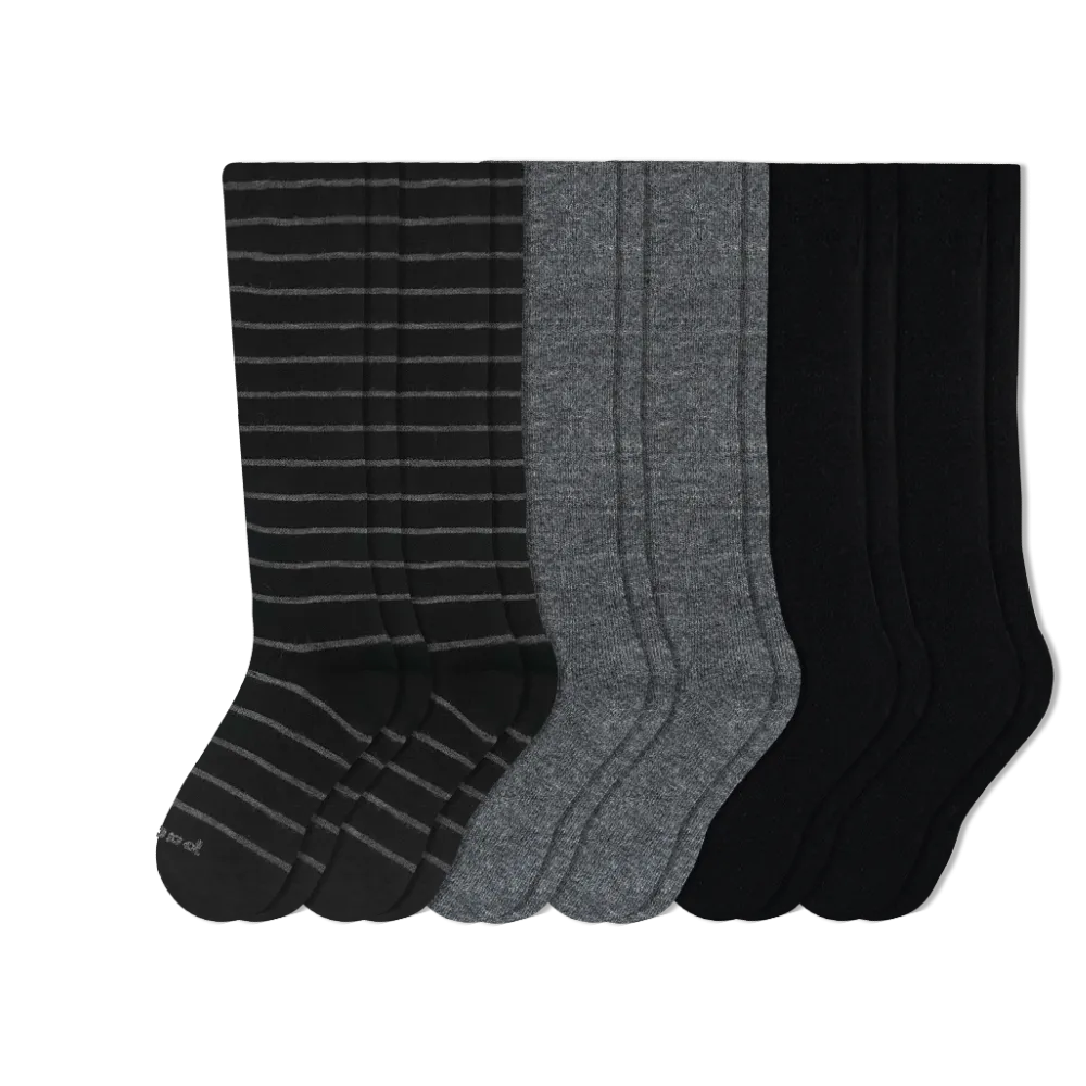 6 Pack - Men's Compression Socks