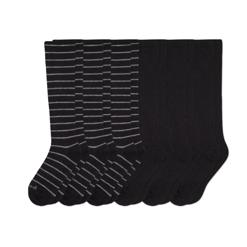 6 Pack - Men's Compression Socks