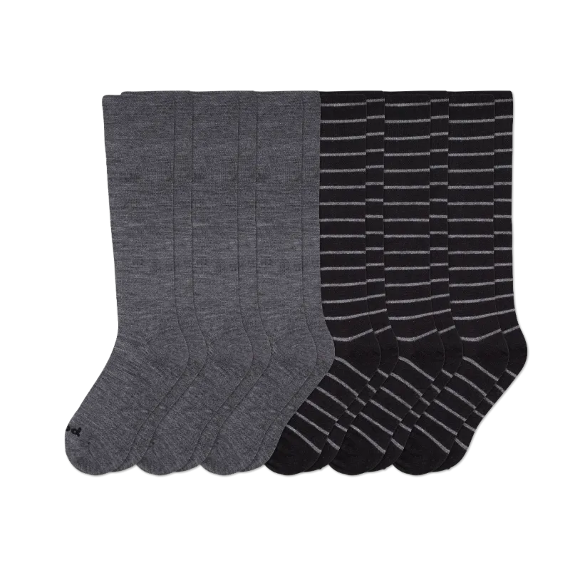 6 Pack - Men's Compression Socks
