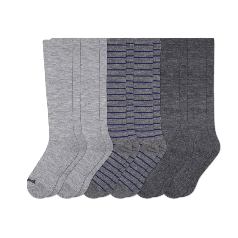 6 Pack - Men's Compression Socks