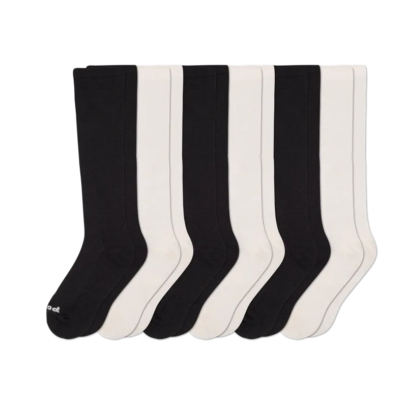 6 Pack - Men's Compression Socks
