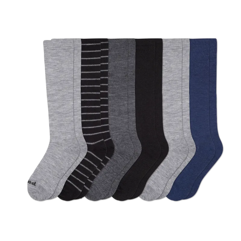 6 Pack - Men's Compression Socks