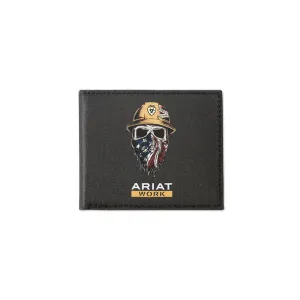 Ariat Rodeo Work Born 4 This USA Face Bi-Fold Wallet - A3401601