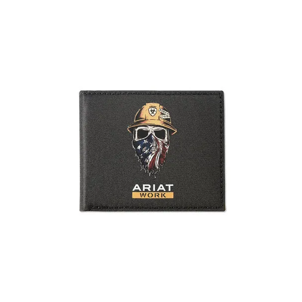 Ariat Rodeo Work Born 4 This USA Face Bi-Fold Wallet - A3401601