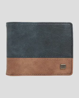 Billabong Dimension Wallet - Navy Tan