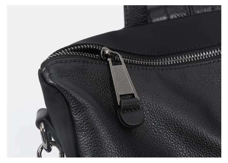 Black Backpack Womens Convertible Backpack Handbag Nylon Rucksack Backpack