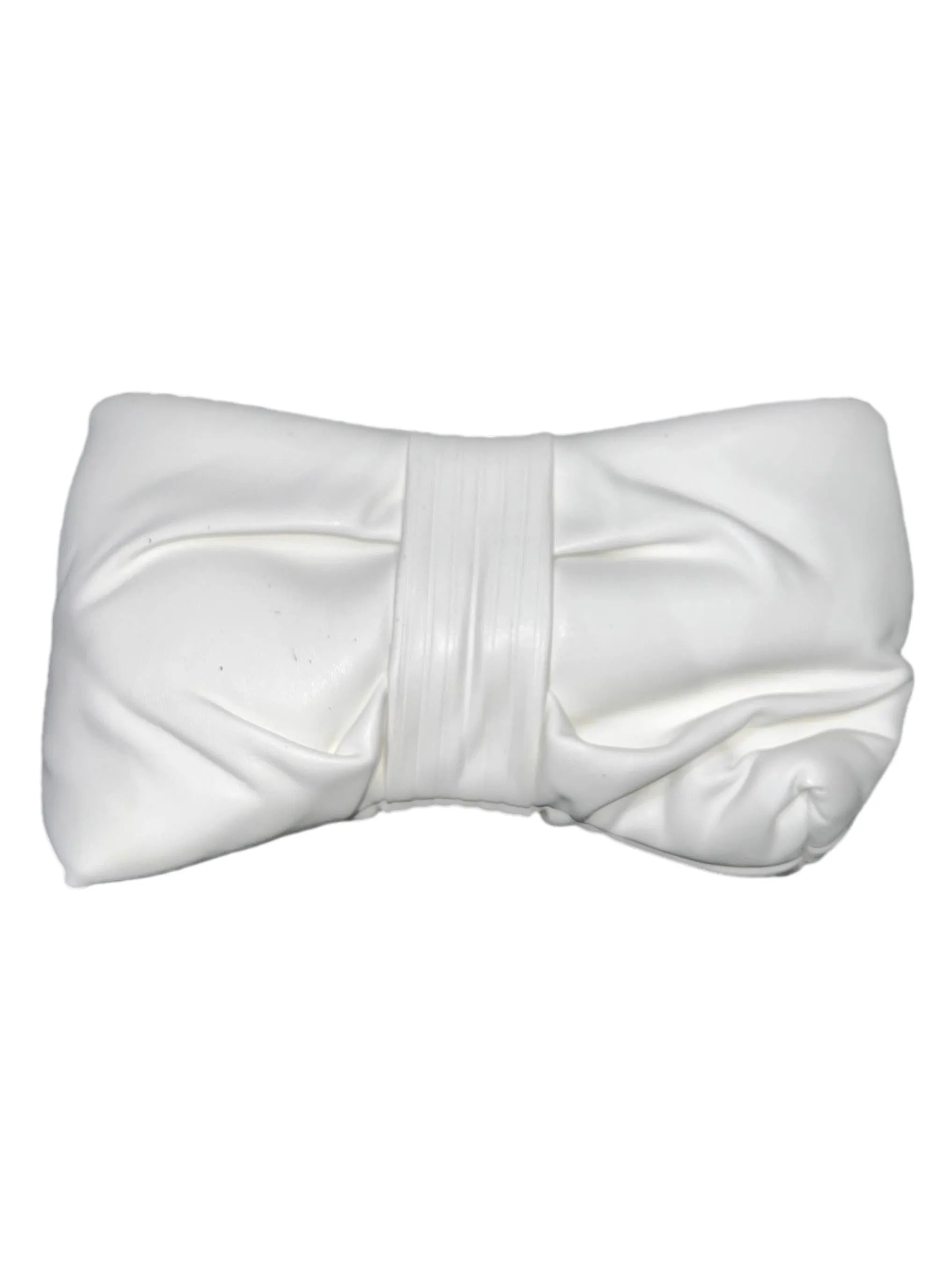 Bow Shaped Shoulder Bag - White