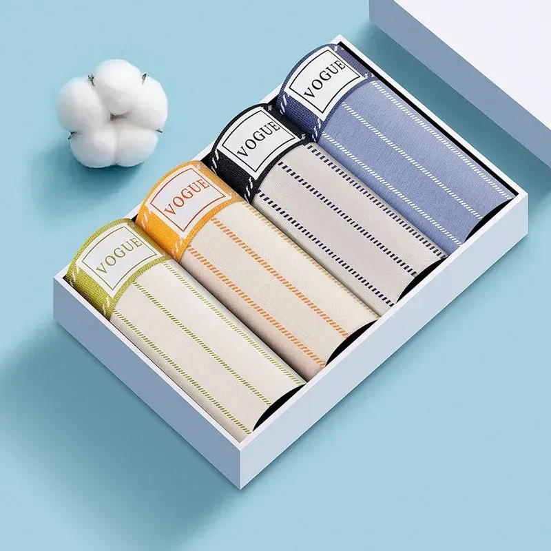 Breathable Soft Stretch Waistband Underwear(Set of 4)