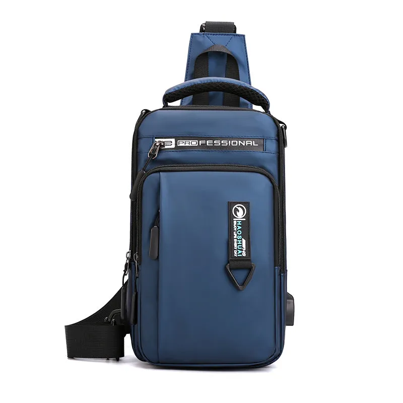Durable Comfortable Cool Men's Multifunctional Charging Bags