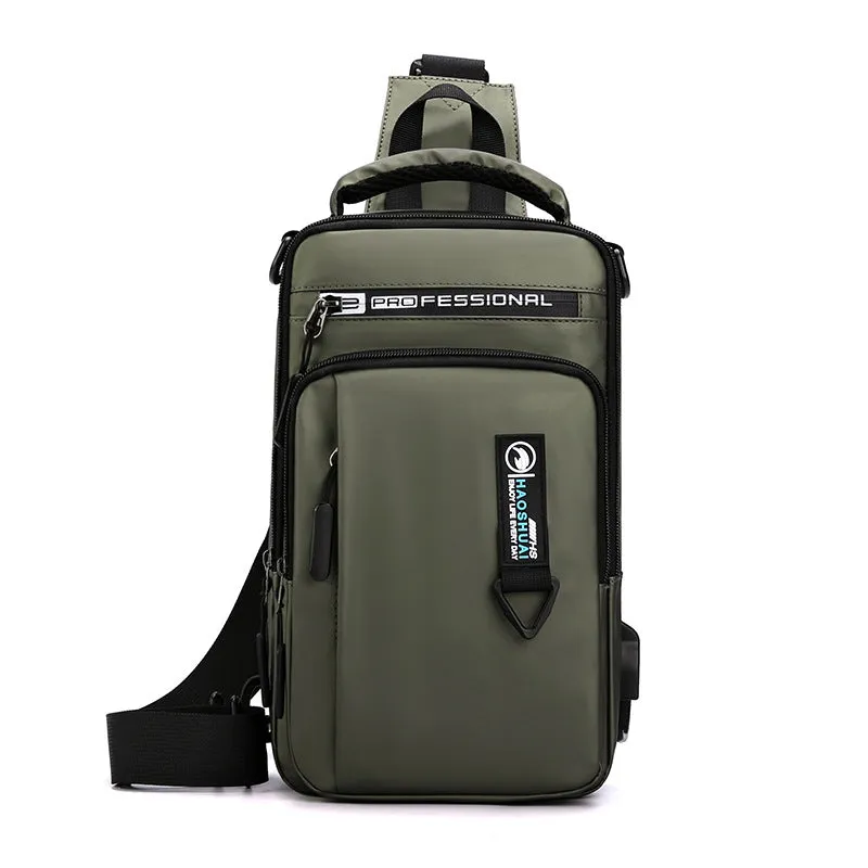 Durable Comfortable Cool Men's Multifunctional Charging Bags