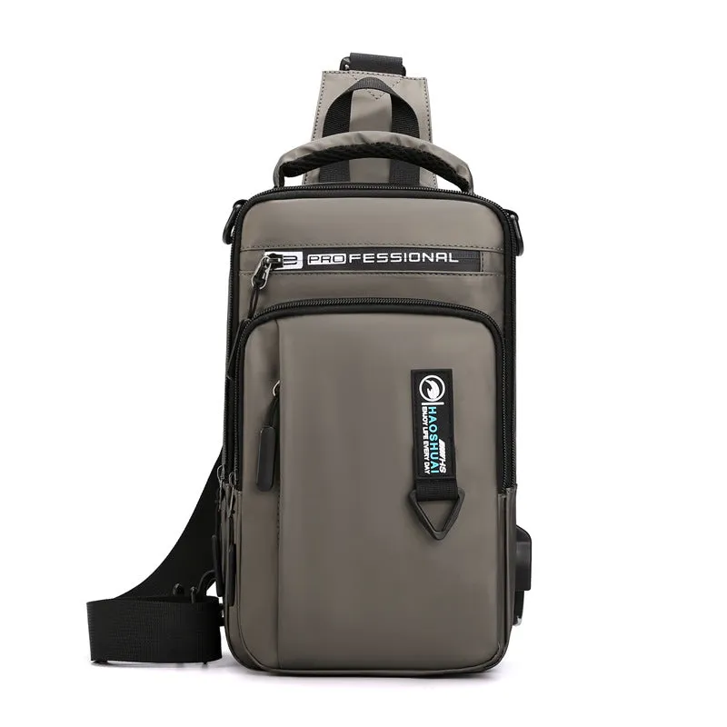 Durable Comfortable Cool Men's Multifunctional Charging Bags