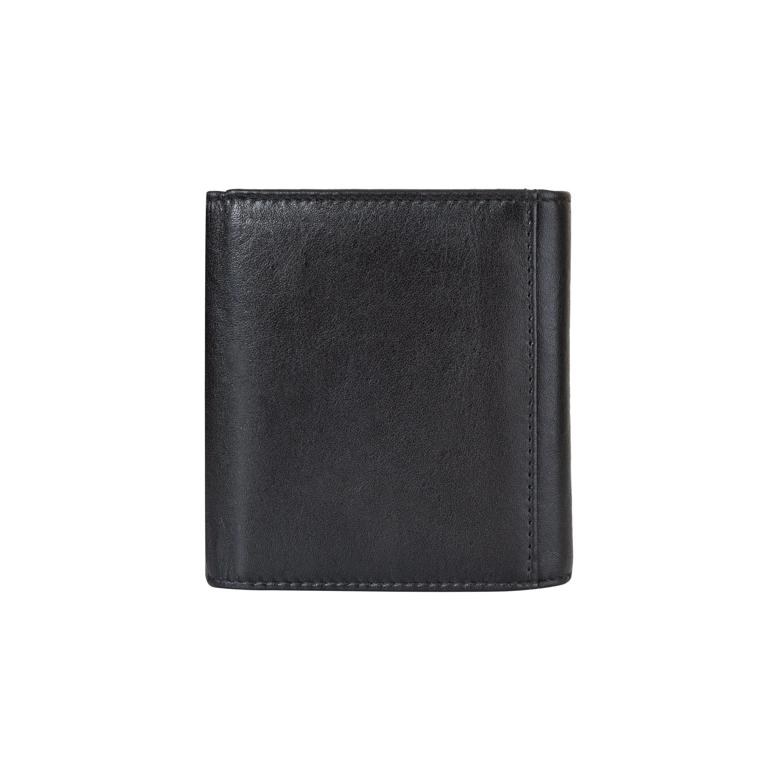 Fem Folio Tri Fold Ladies Wallet - Black & Red