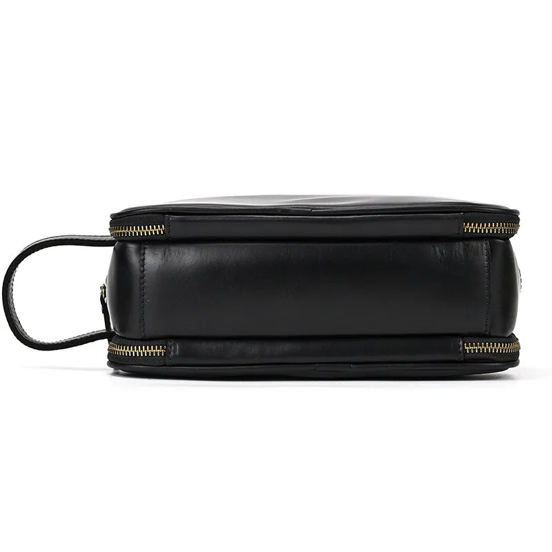 Groomsmen Gift Personalized Leather Toiletry Bag Waterproof Leather Dopp Kit Men's Shaving Kit, Groomsmen Proposal