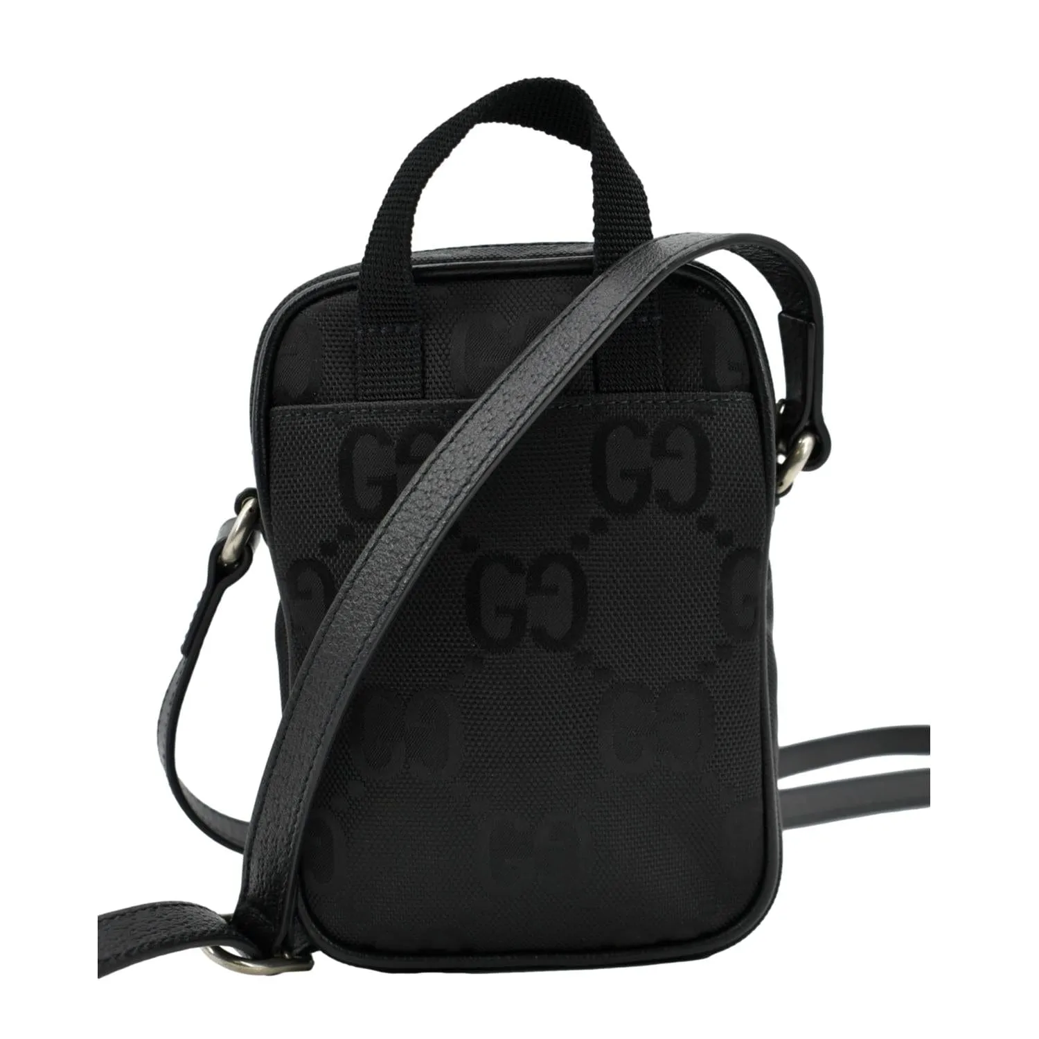 GUCCI Off The Grid Mini Nylon Crossbody Bag Black 643882