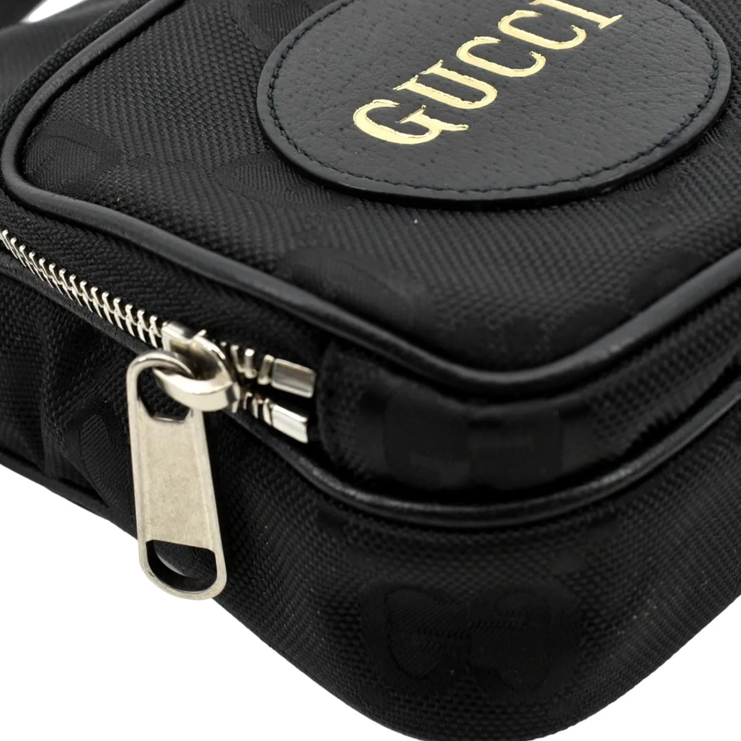 GUCCI Off The Grid Mini Nylon Crossbody Bag Black 643882