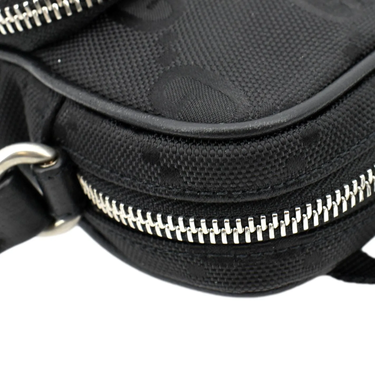 GUCCI Off The Grid Mini Nylon Crossbody Bag Black 643882
