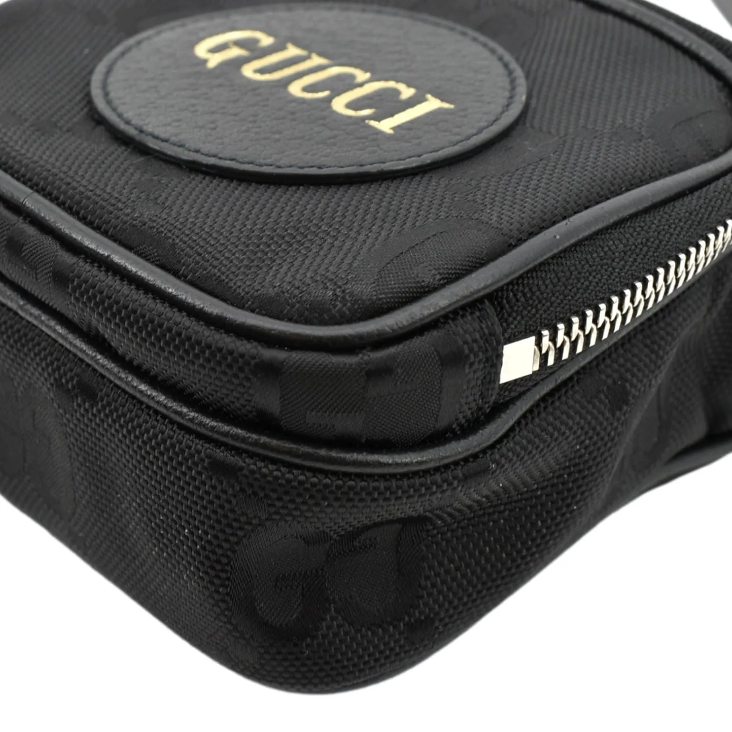 GUCCI Off The Grid Mini Nylon Crossbody Bag Black 643882