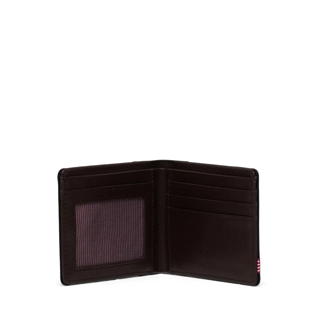 Herschel Hank II Wallet - Black / Chicory Coffee (RFID)