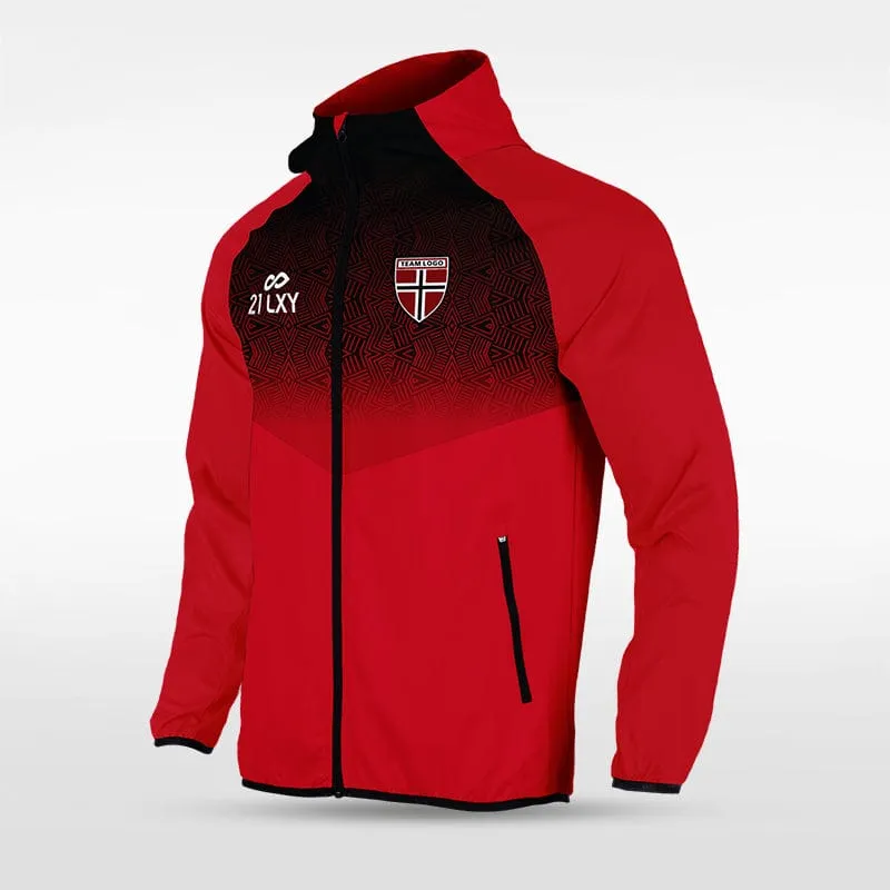 Historic Maya - Customized Men's Sublimated Full-Zip Waterproof