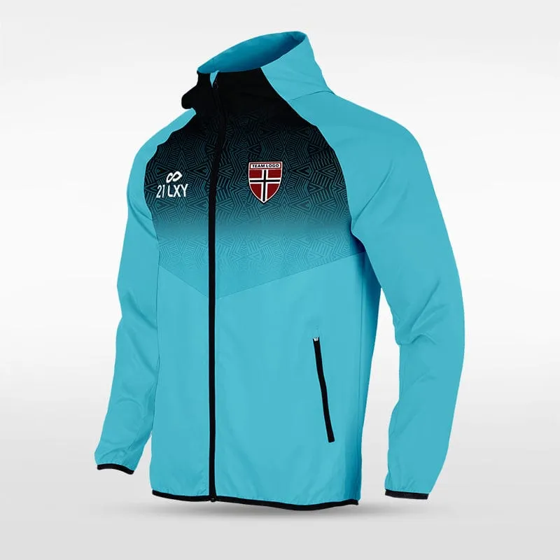 Historic Maya - Customized Men's Sublimated Full-Zip Waterproof