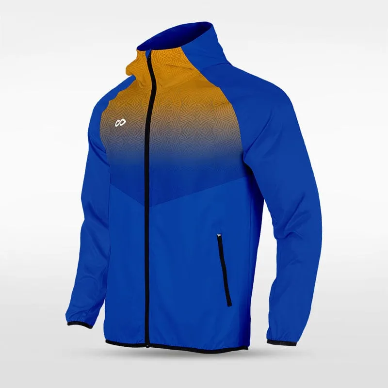 Historic Maya - Customized Men's Sublimated Full-Zip Waterproof