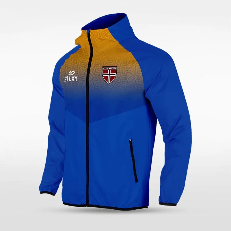 Historic Maya - Customized Men's Sublimated Full-Zip Waterproof