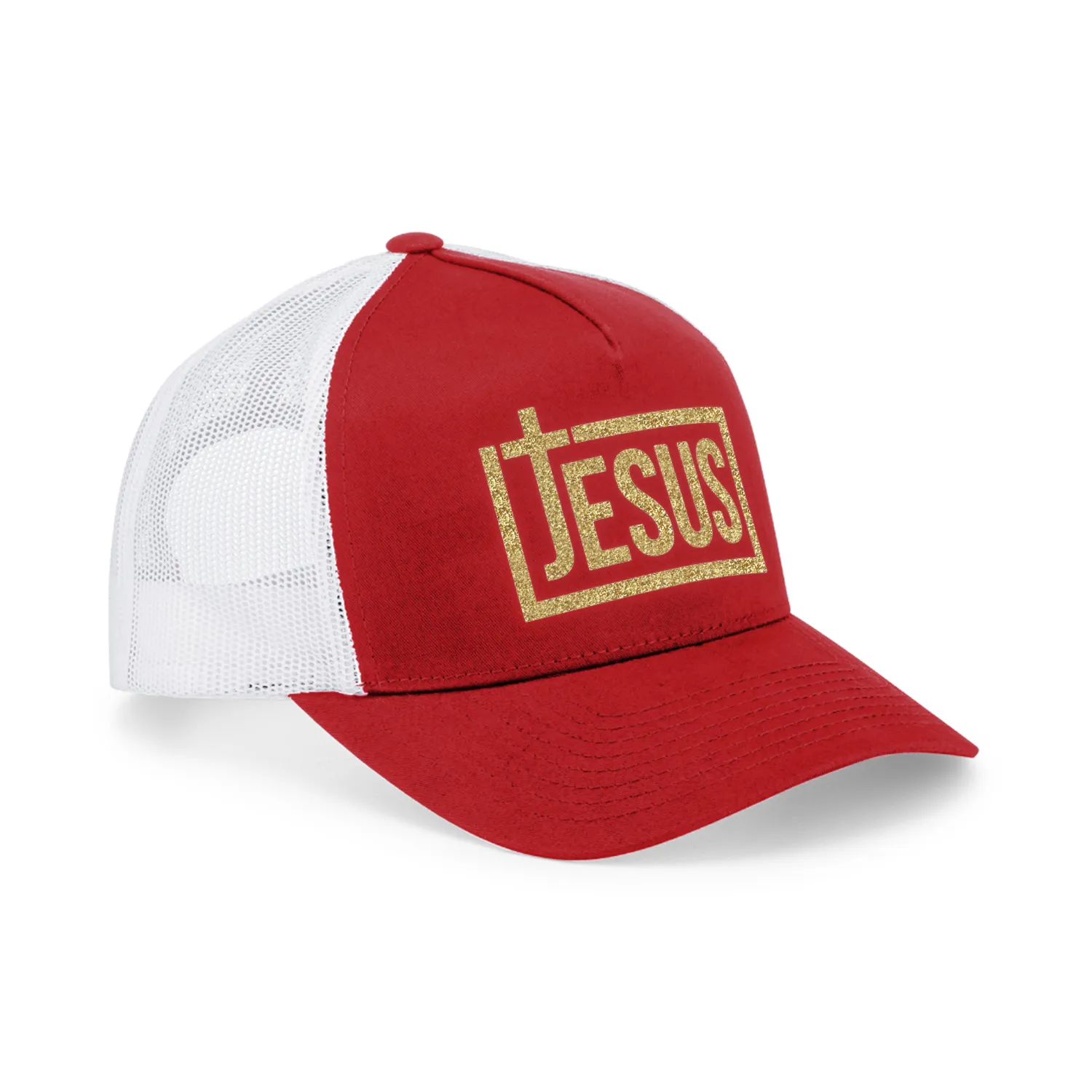 Jesus Cross Christian Trucker Hat for Men