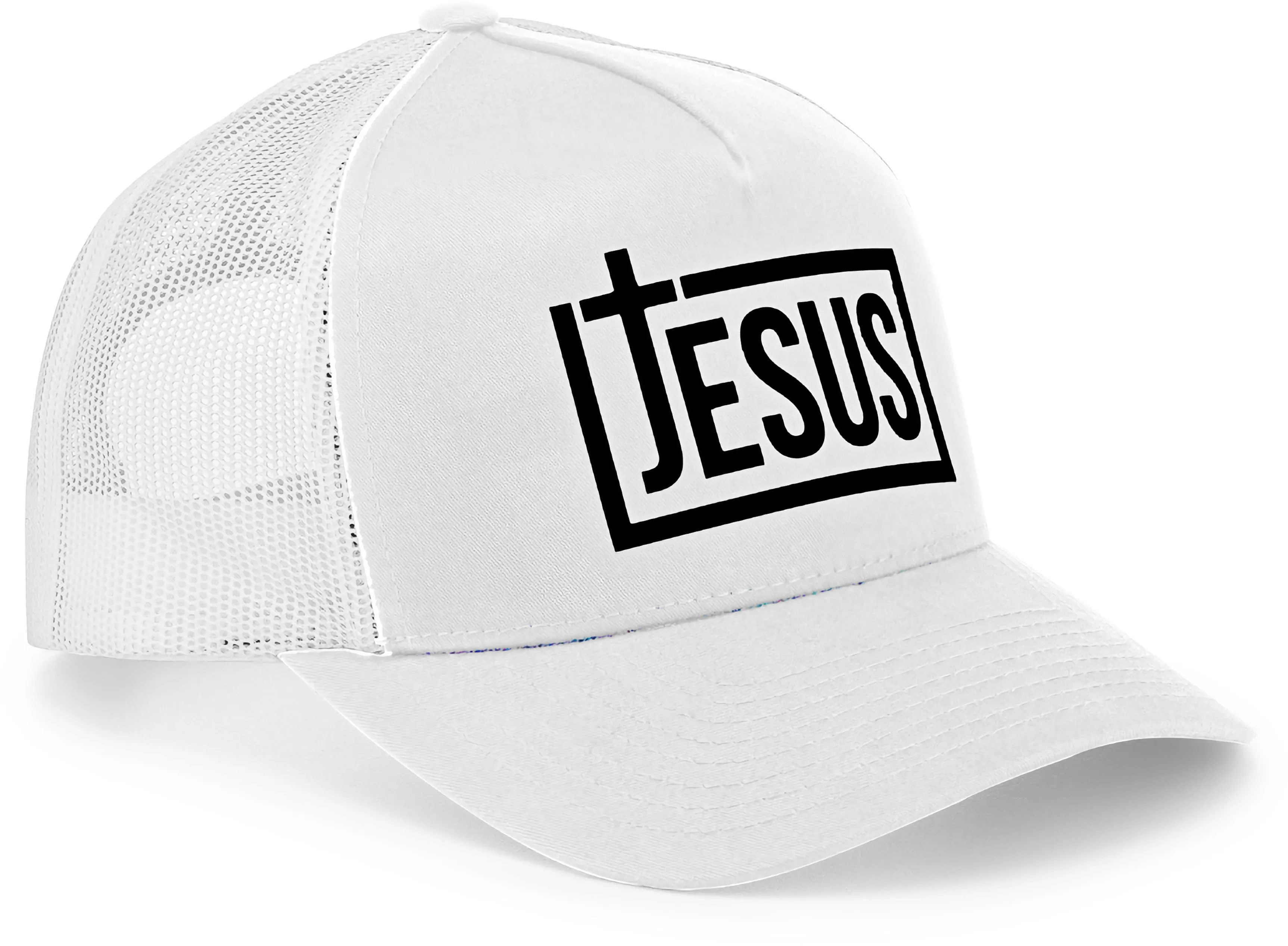 Jesus Cross Christian Trucker Hat for Men