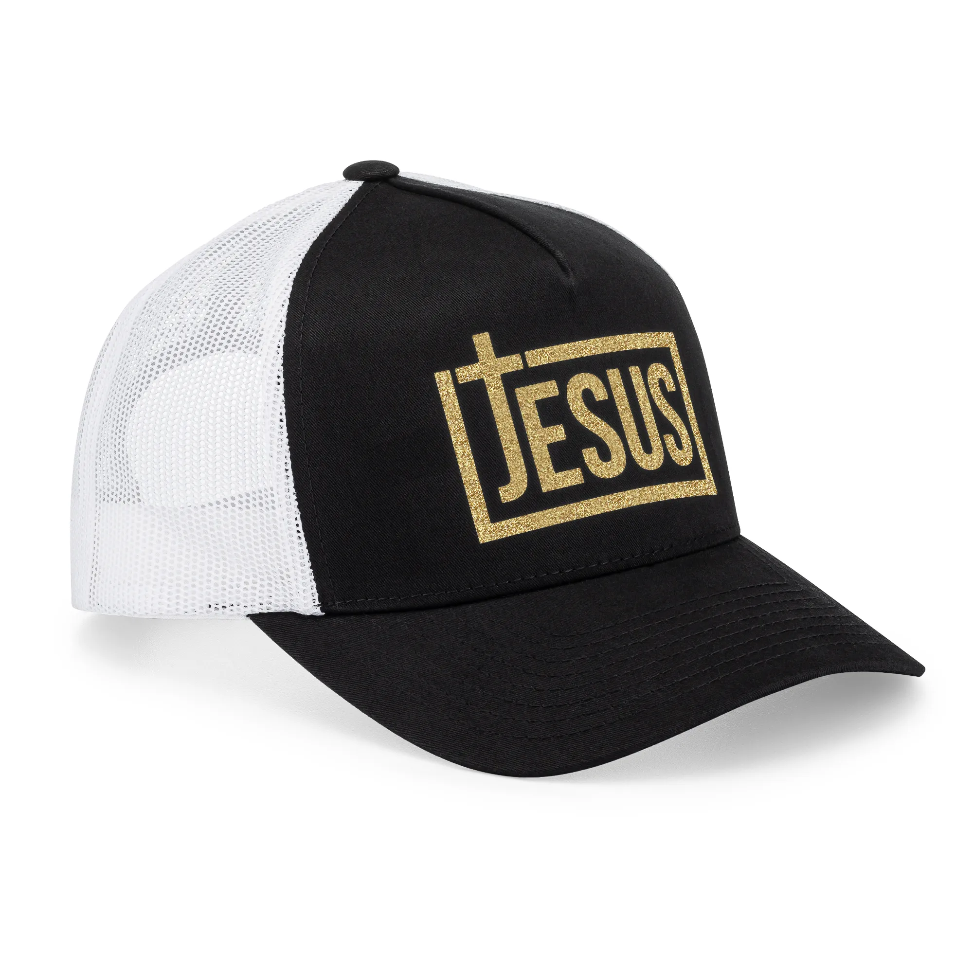 Jesus Cross Christian Trucker Hat for Men