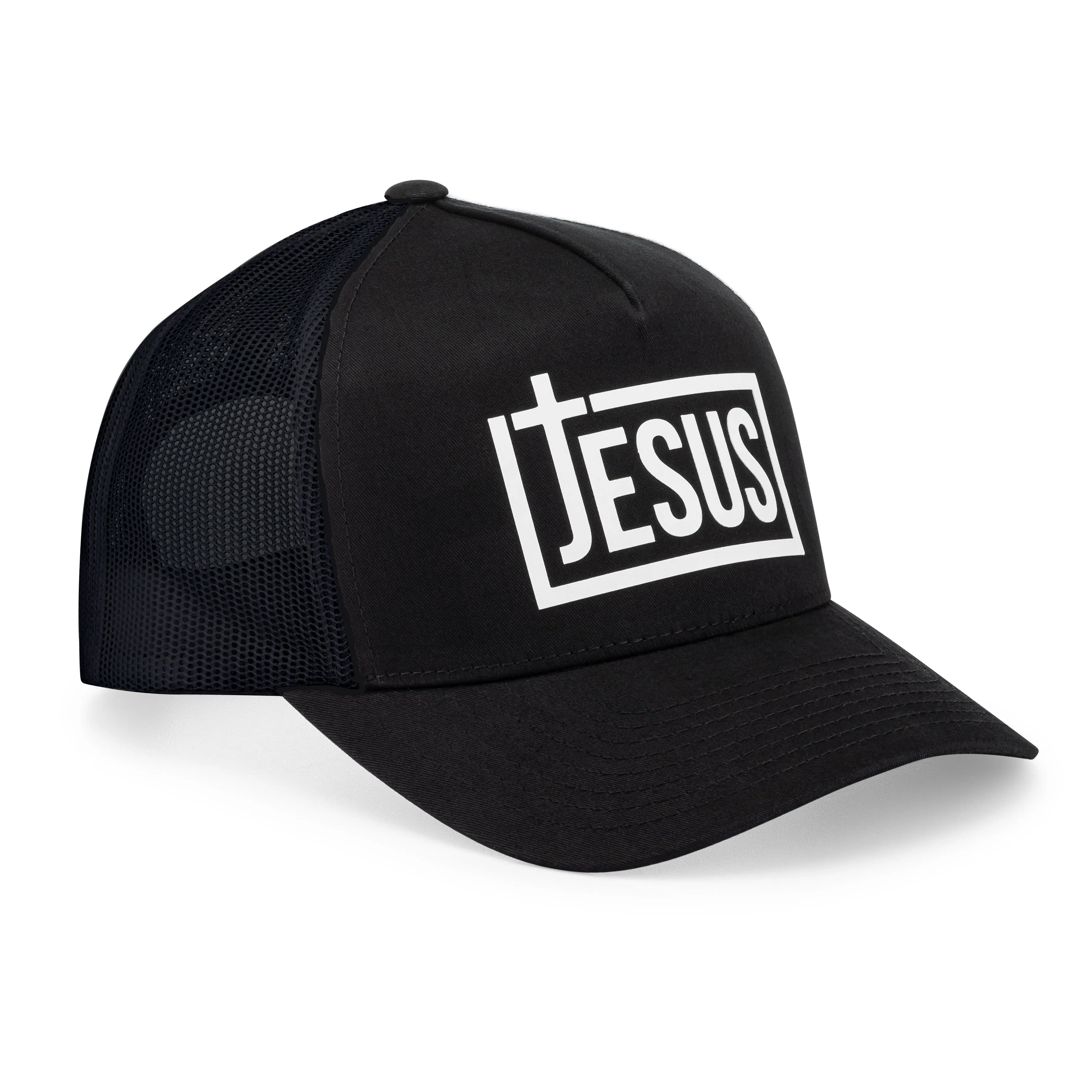Jesus Cross Christian Trucker Hat for Men