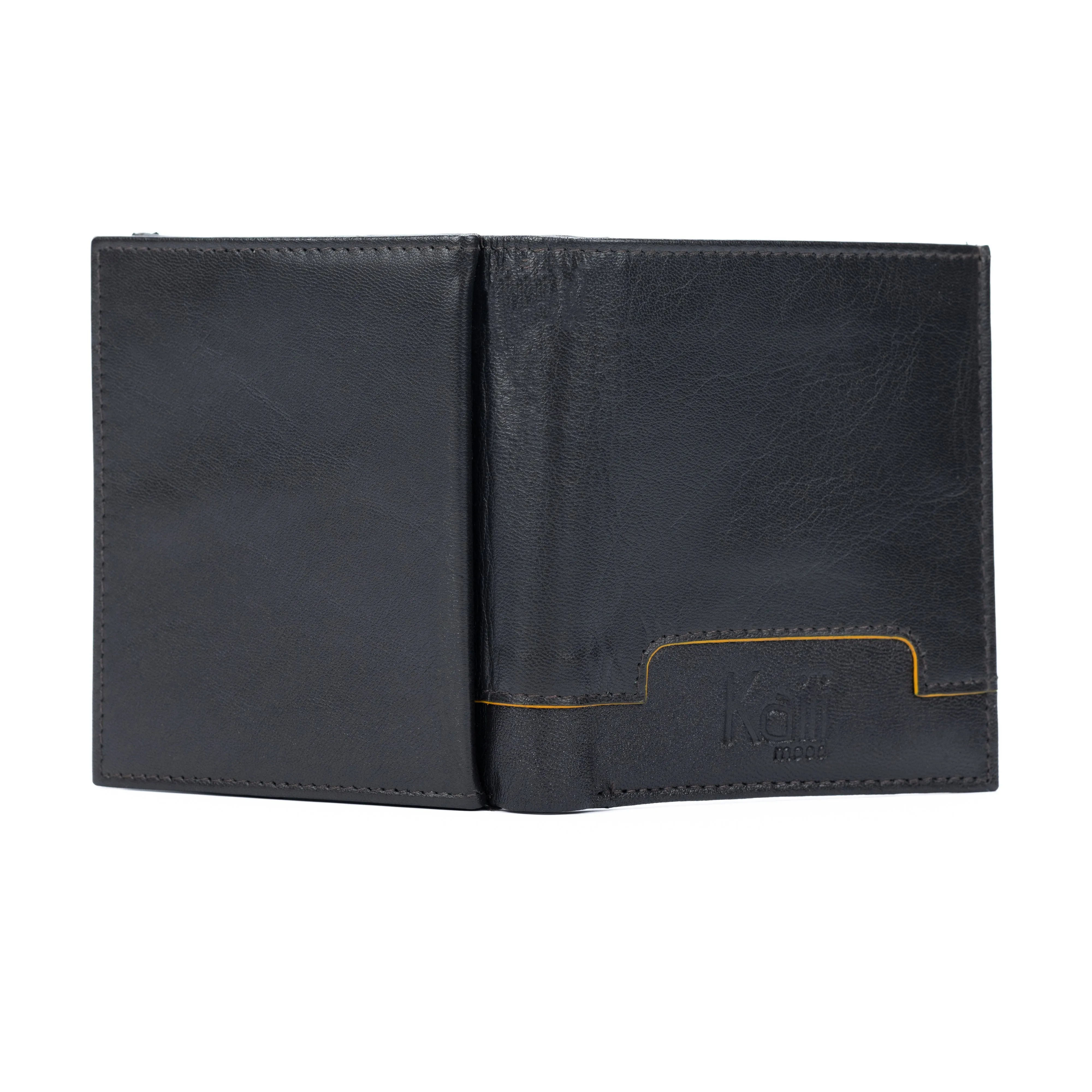K11025BB | Genuine Leather Men's Wallet in Dark Brown