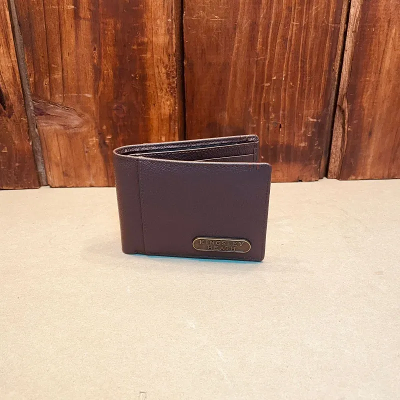 Kingsley Heath  Thick Stitch Wallet - Tan