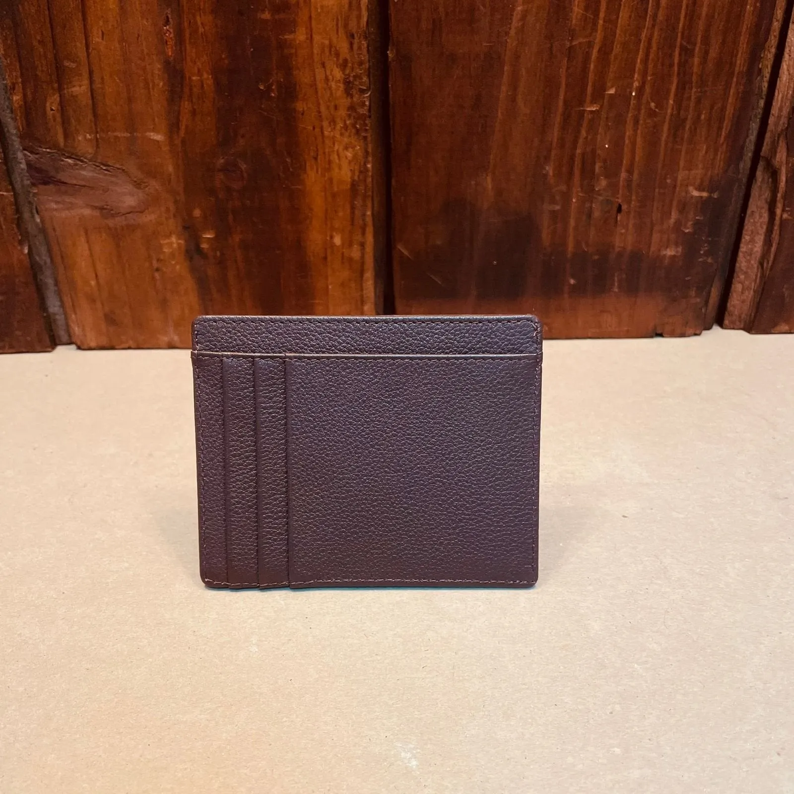 Kingsley Heath Vertical Cardholder - Tan
