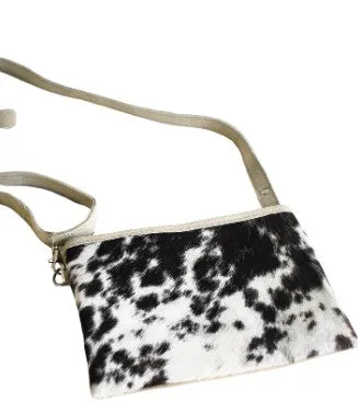 Leather Cowhide Shoulder Bag (India)