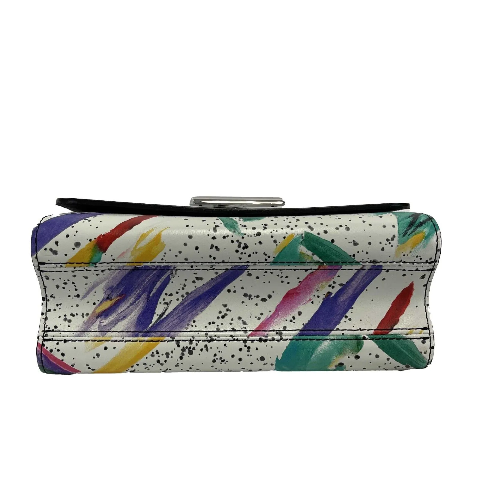 Louis Vuitton - Limited Edition Splash Print Twist MM-White Top Handle W/ Strap