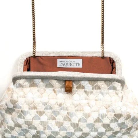 Marian Paquette Liette Cream Clutch