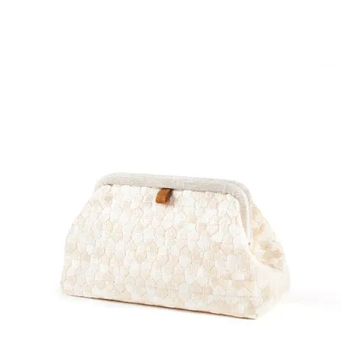 Marian Paquette Liette Cream Clutch