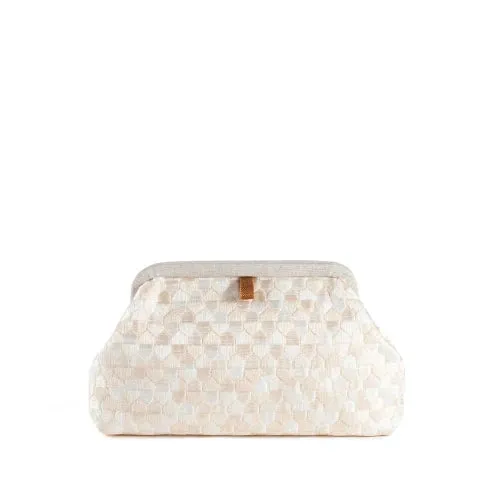 Marian Paquette Liette Cream Clutch