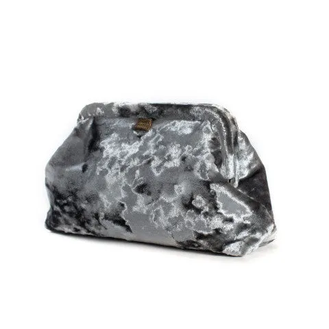 Marian Paquette Liette Crushed Velvet Clutch